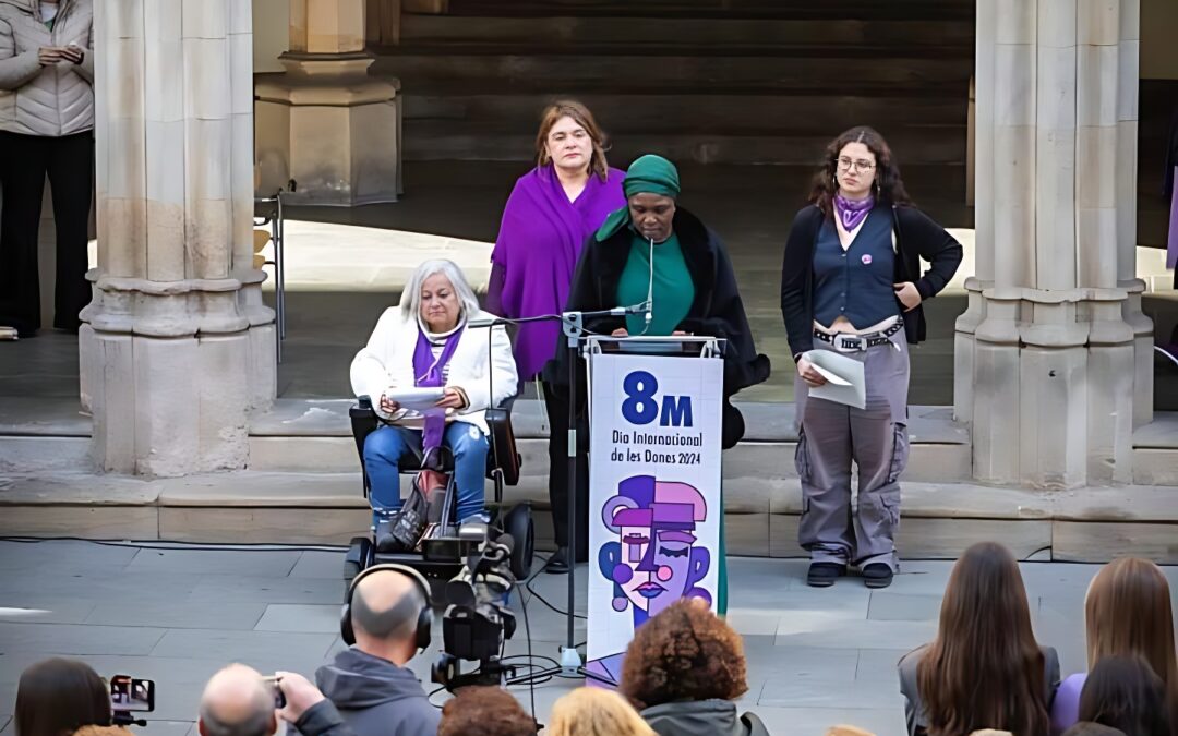 Yakhare Traoré ha participado en la lectura de declaración institucional del 8 de Marzo en Terrassa